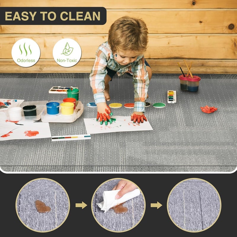 KEYDOL 36”x 48” Carpet Floor Mat for Office Chair, Clear Desk Chair Floor Mat for Carpet for Medium/Low Pile, HeavyDuty Chair Mats for Carpeted Floors, Studded Desk Mat for Carpets for Homes and Offices - Image 5